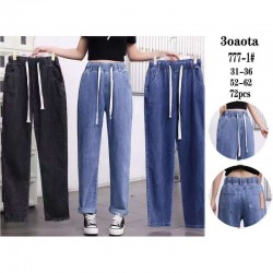 Джинси жіночі норма 6 шт (2-10XL) бавовна PaH_777-1