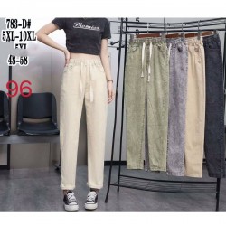 Джинси жіночі батали 6 шт (5-10XL) бавовна PaH_773-D