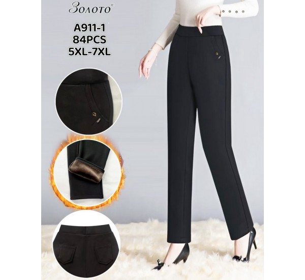 Брюки женские 6 шт (5-7XL) мех PaH_A911-1