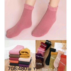 Шкарпетки жіночі 12 шт (37-42 р) фліс PaH_708