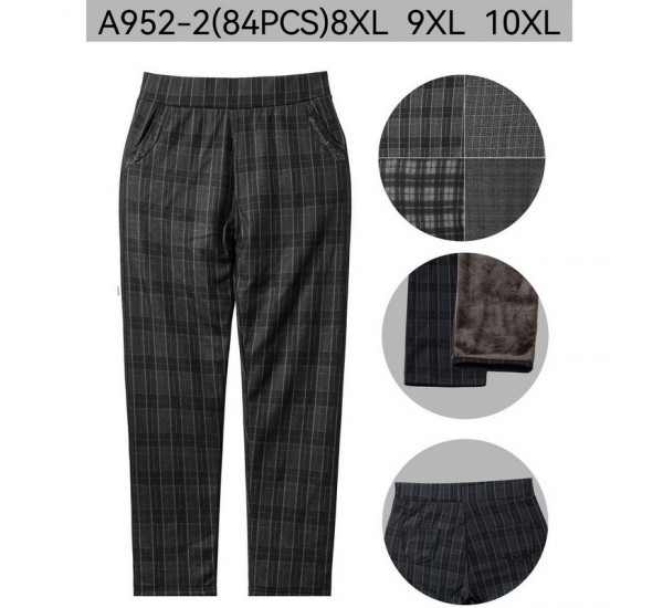 Штани жіночі 6 шт (8-10XL) хутро PaH_A952-2