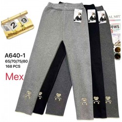 Лосини для дівчаток 12 шт (65-80 см) хутро PaH_A640-1