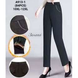 Штани жіночі 6 шт (10-12XL) хутро PaH_A913-1