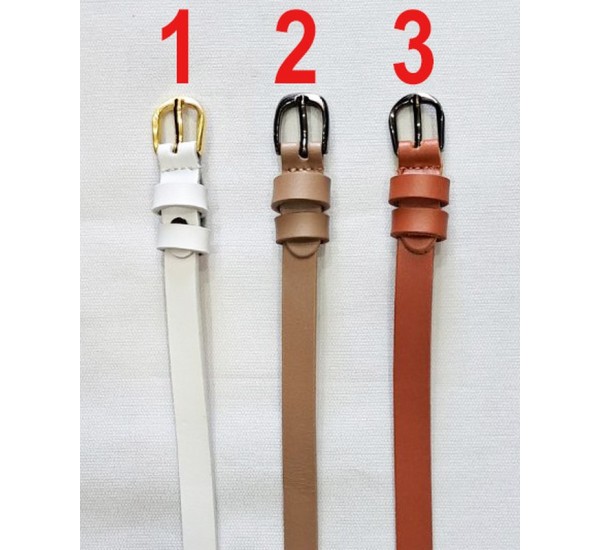 Ремень женский, кожа 1 шт (15 мм) ReM_080631