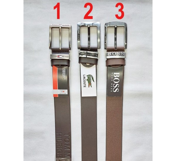 Ремінь чоловічий, (40 мм) шкіра 1 шт ReM_140636