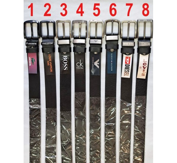 Ремінь чоловічий, (40 мм) шкіра 1 шт ReM_140637