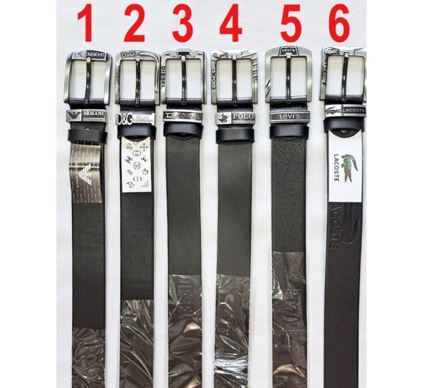 Ремінь чоловічий, (40 мм) шкіра 1 шт ReM_140639