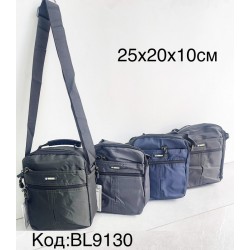 Сумка чоловіча, нейлон, 1 шт, RoM_BL9130
