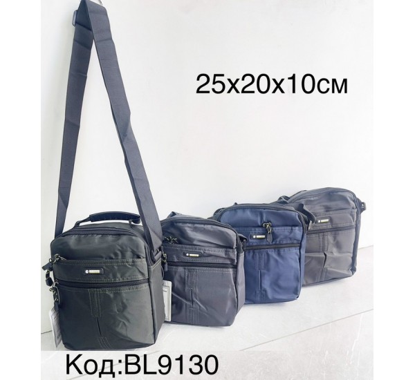 Сумка чоловіча, нейлон, 1 шт, RoM_BL9130