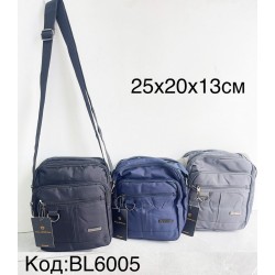 Сумка чоловіча, нейлон, 1 шт, RoM_BL6005