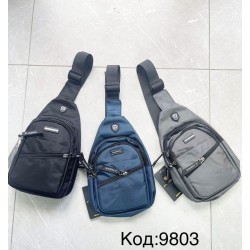Сумка-слінг чоловіча, нейлон, 1 шт, RoM_9803