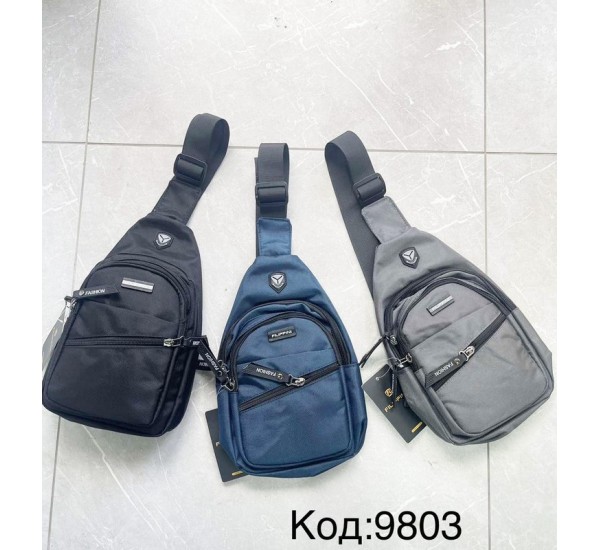 Сумка-слінг чоловіча, нейлон, 1 шт, RoM_9803