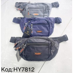 Сумка чоловіча на пояс, нейлон, 1 шт, RoM_HY7812