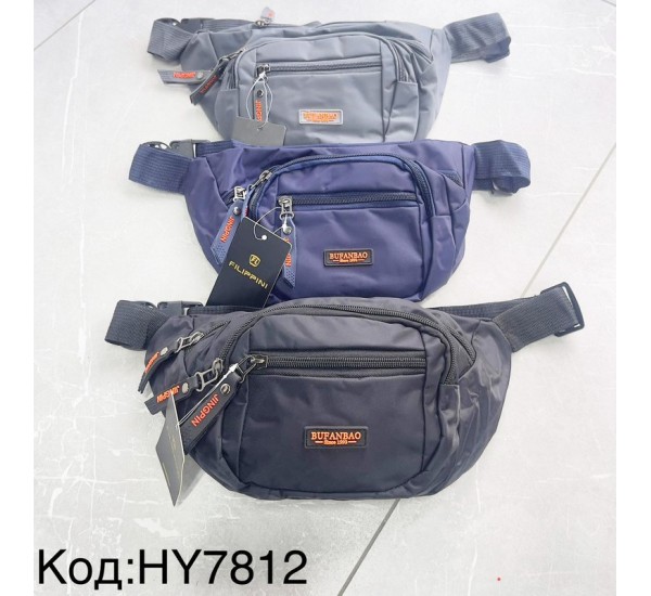 Сумка чоловіча на пояс, нейлон, 1 шт, RoM_HY7812