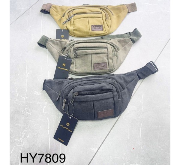 Сумка чоловіча на пояс, авізент, 1 шт, RoM_HY7809