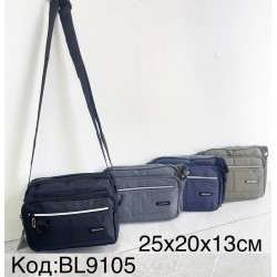 Сумка чоловіча, нейлон, 1 шт, RoM_BL9105