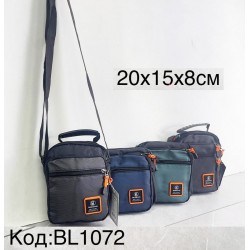 Сумка чоловіча, нейлон, 1 шт, RoM_BL1072