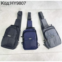 Сумка-слінг чоловіча, нейлон, 1 шт, RoM_HY9807