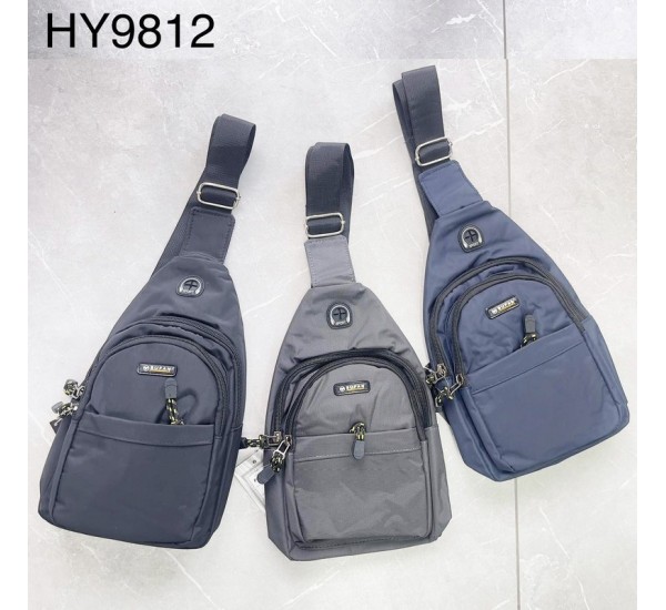 Сумка-слінг чоловіча, нейлон, 1 шт, RoM_HY9812