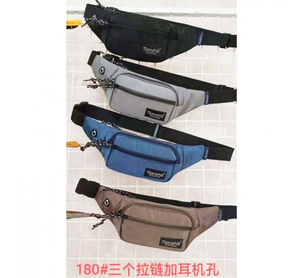 Сумка чоловіча на пояс, нейлон, 1 шт, RoM_180