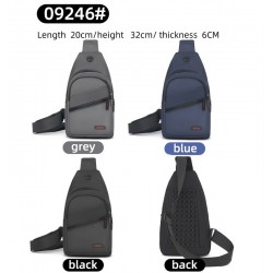 Сумка-слінг чоловіча, нейлон, 1 шт, RoM_09246