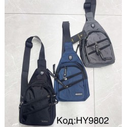 Сумка-слінг чоловіча, нейлон, 1 шт, RoM_HY9802