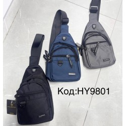 Сумка-слінг чоловіча, нейлон, 1 шт, RoM_HY9801