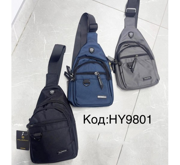 Сумка-слінг чоловіча, нейлон, 1 шт, RoM_HY9801