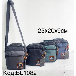 Сумка чоловіча, нейлон, 1 шт, RoM_BL1082