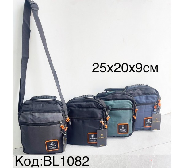 Сумка чоловіча, нейлон, 1 шт, RoM_BL1082