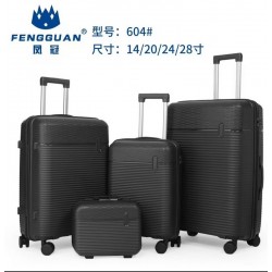 Валіза з бьюті кейсом 4в1, поліпропілен 1 шт, RoM_604c