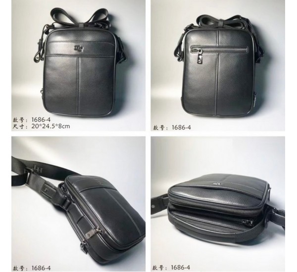 Сумка чоловіча, шкіра, 1 шт, RoM_1686-4