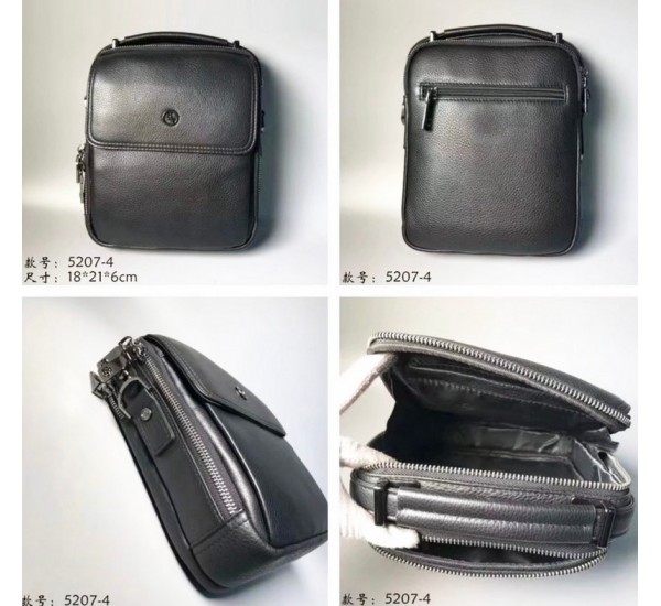 Сумка чоловіча, шкіра, 1 шт, RoM_5207-4