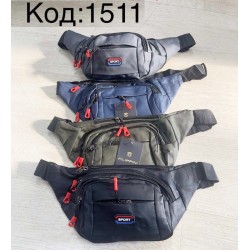 Сумка чоловіча на пояс, нейлон, 3 шт, RoM_1511