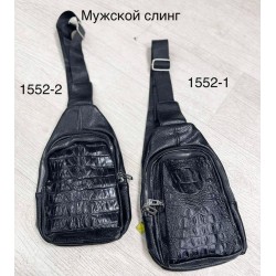 Сумка-слінг чоловіча, екошкіра, 3 шт, RoM_1552