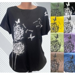 Футболка жіноча Батал, коттон 5 шт (52-56 р) RZ4492_25310