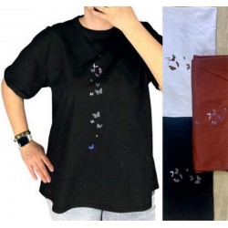 Футболка жіноча Батал, коттон 5 шт (52-56 р) RZ4492_54009