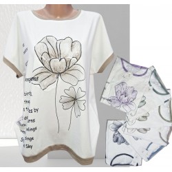 Футболка жіноча, коттон 4 шт (48-56 р) RZ4492_25024