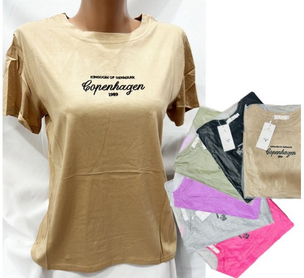 Футболка женская, коттон 3 шт (44-50 р) RZ4492_25073