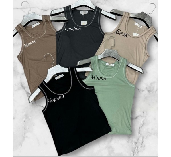 Майка жіноча коттон 3 шт (42-46 р) RZ4492_25068