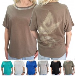 Футболка жіноча, коттон 5 шт (46-50 р) RZ4492_25054