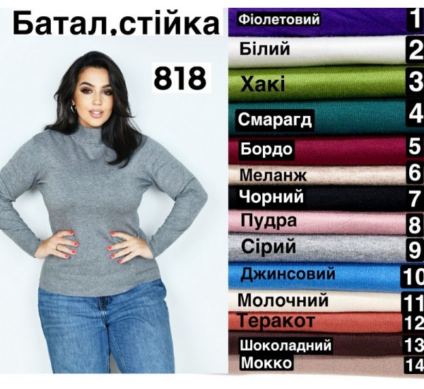 Гольф жіночий 3 шт (54-58 р) кашемір RZ4492_818