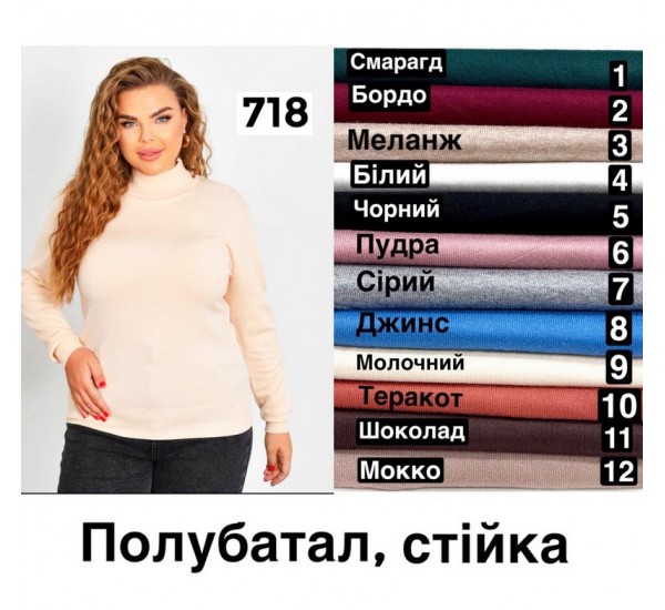 Гольф жіночий 3 шт (48-52 р) кашемір RZ4492_718