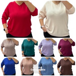 Светр жіночий 5 шт (54-60 р) кашемір RZ4492_25508