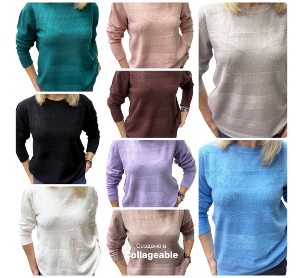 Светр жіночий 3 шт (46-50 р) кашемір RZ4492_25521