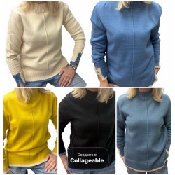 Свитер женский 5 шт (44-48 р) кашемир RZ4492_24034