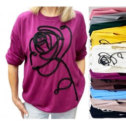 Светр жіночий 5 шт (48-54 р) кашемір RZ4492_25531