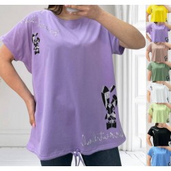 Футболка жіноча Батал, коттон 5 шт (52-56 р) RZ4492_25308