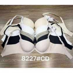 Бюстгальтер жіночий, поліестер 6 шт (80-95 D) RZ3542_8227D