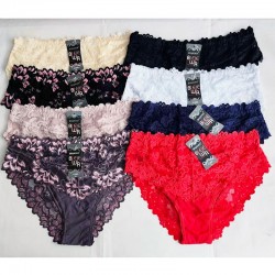 Труси жіночі, бавовна 24 шт (1-3XL) RZ3536_31089